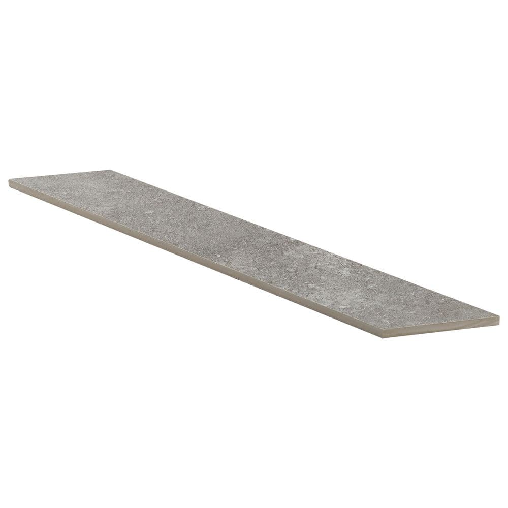 Iris Chevron Dark Gray Matte Porcelain Floor and Wall Tile