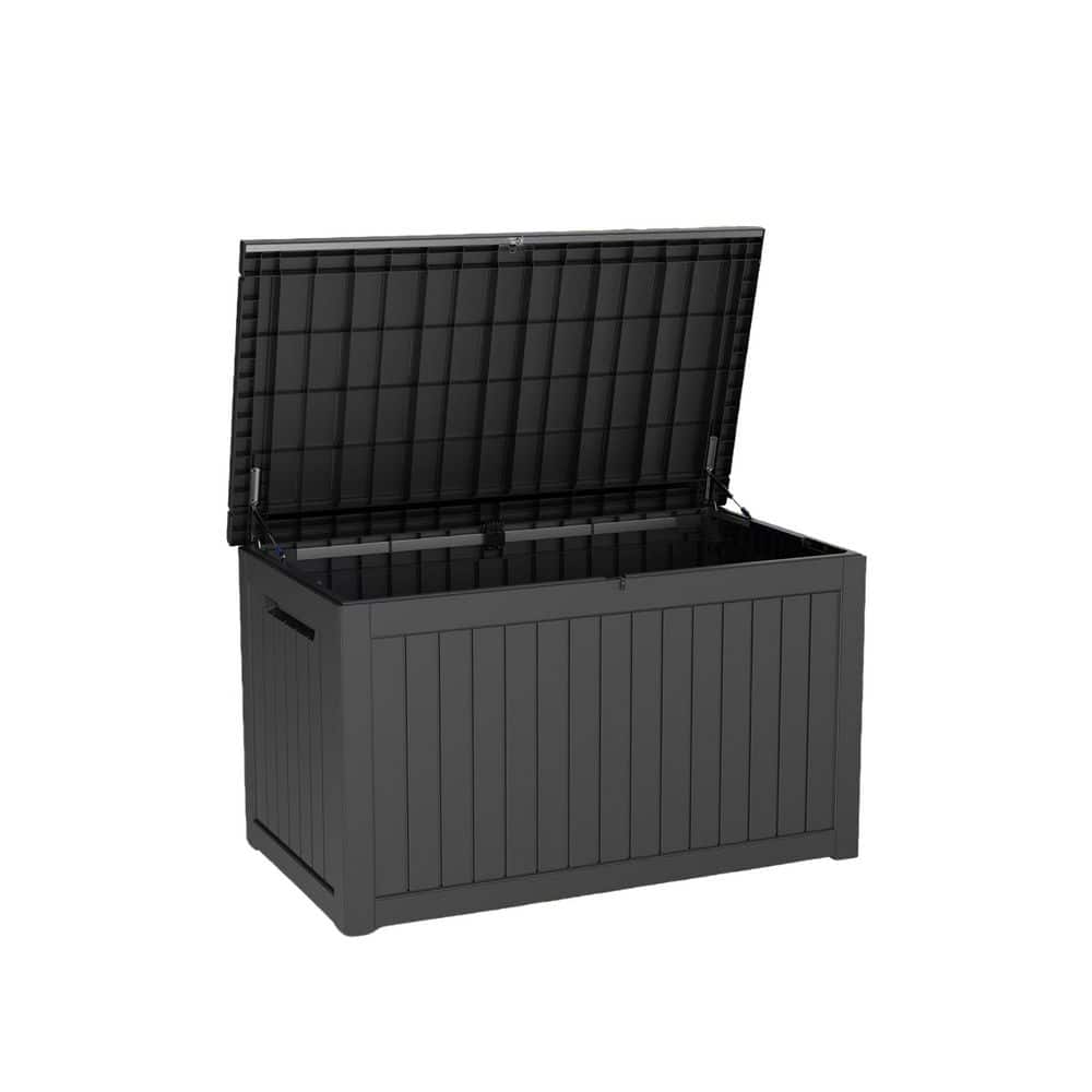Black 230 Gal. Outdoor Storgae Deck Box