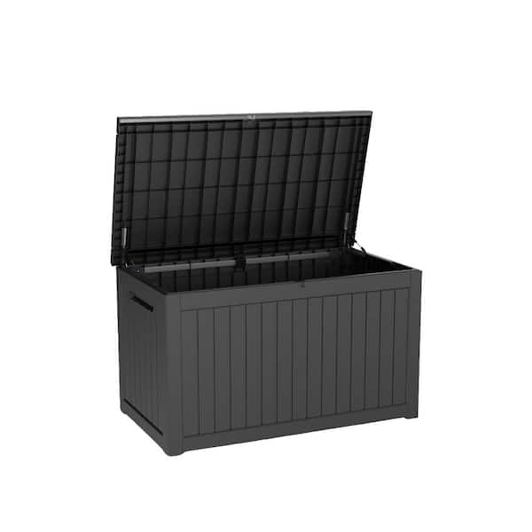 Black 230 Gal. Outdoor Storgae Deck Box