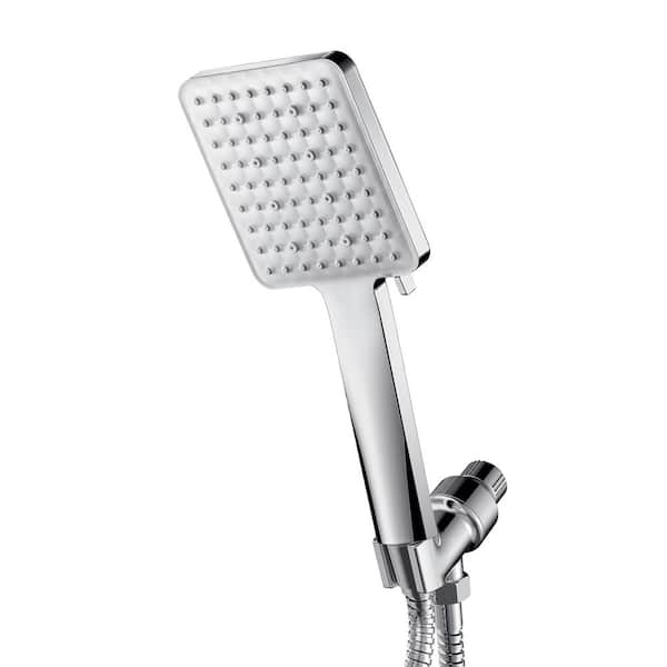 6-Spray Patterns 1.8 GPM 4 in. Wall Mount Handheld Shower Head in Chrome