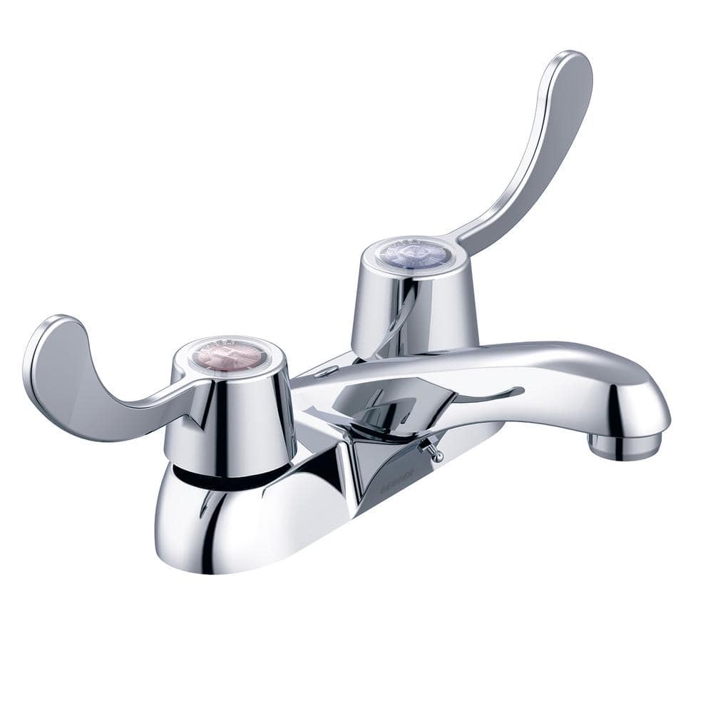 Gerber Chrome Dual Handle Centerset Bathroom Faucet