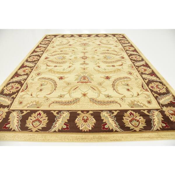 Unique Loom Voyage St. Louis Ivory 9' 0 x 12' 0 Area Rug 3123576 - The Home  Depot