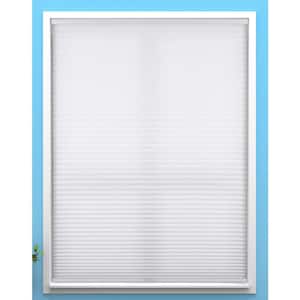 Pure White Cordless Light Filtering polyester Cellular Shade 30 in. W x 60 in. L (Actual Size)
