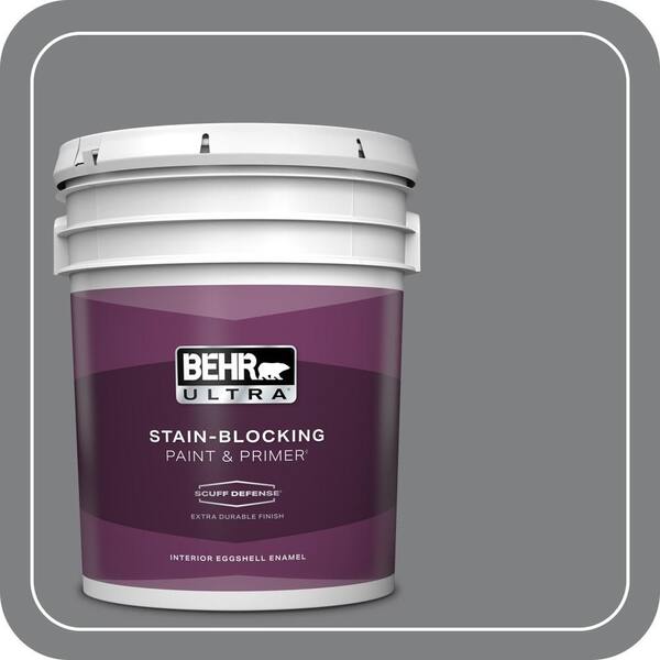 BEHR ULTRA 5 gal. #T12-10 Game Over Extra Durable Eggshell Enamel Interior Paint & Primer