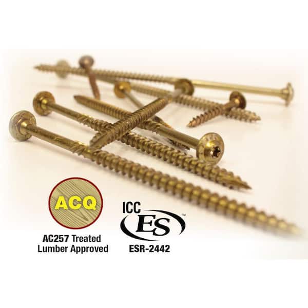 GRK Fasteners - 3/8 in. x 8 in. RSS Star Drive Washer Head Alternative Lag Screw