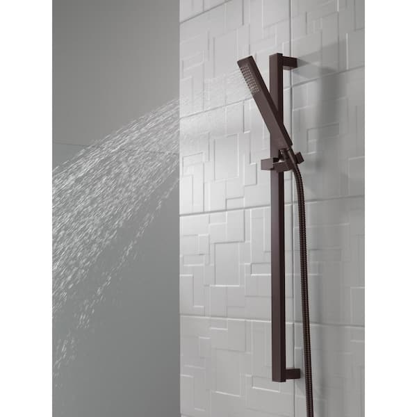 Vero 1-Spray Patterns 1.75 GPM 1.38 in. Wall Mount Handheld Shower Head in Venetian Bronze