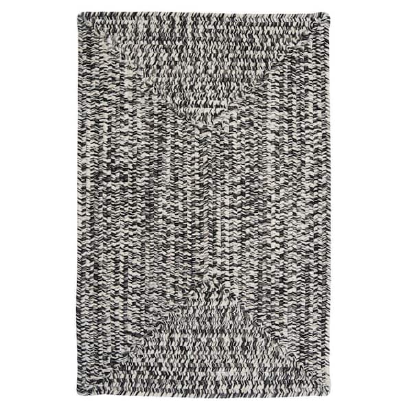 Home Decorators Collection Marilyn Tweed Zebra 3 ft. x 5 ft. Rectangle Braided Area Rug