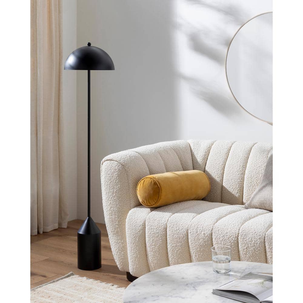 Jemma 59'' Black Iron Floor Lamp
