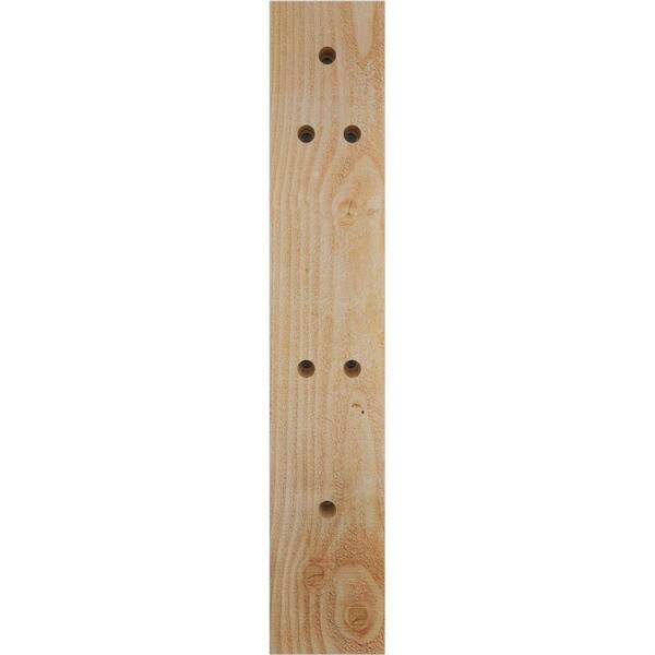 Ekena Millwork 4 in. x 18 in. x 18 in. Douglas Fir Thorton
