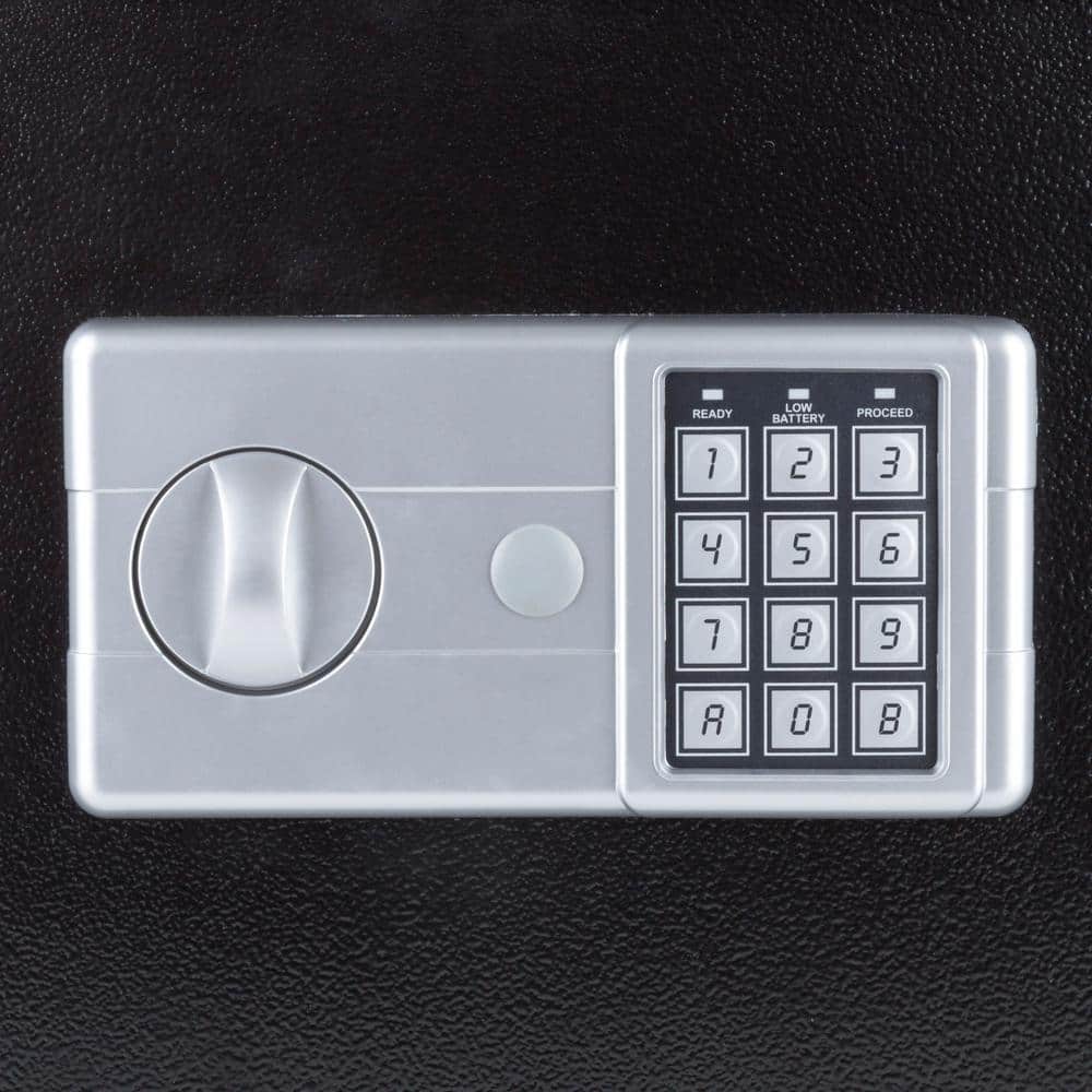 Stalwart Black Steel Digital Safe with Electronic Keypad