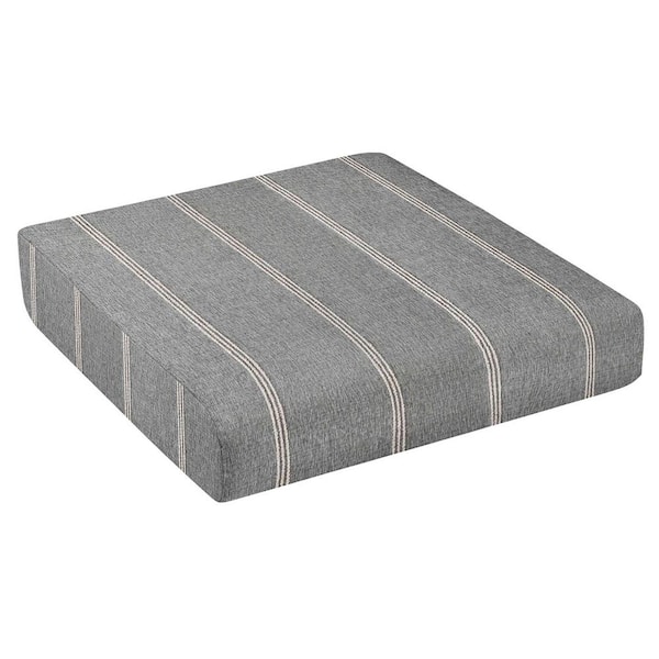 SORRA HOME Sunbrella Lengthen Stone Rectangle Outdoor Seat Cushion