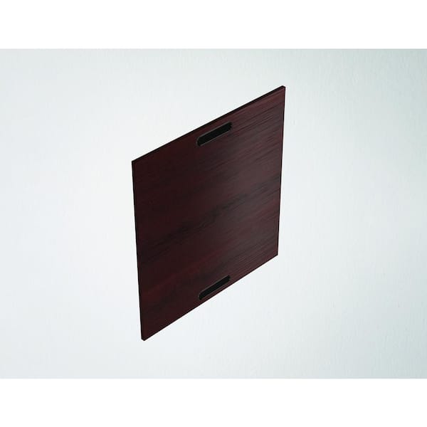 WeatherStrong Miami Mahogany High Density Polythylene 0.63 in. x 22.5 in. x 30 in. Outdoor Kitchen Cabinet Base End Panel