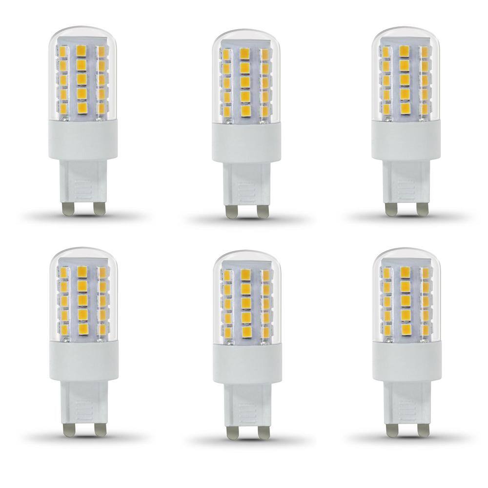 40-Watt Equivalent T4 Dimmable G9 Bi-Pin LED Light Bulb, Warm White 3000K (6-Pack) price history on PriceWatchPro