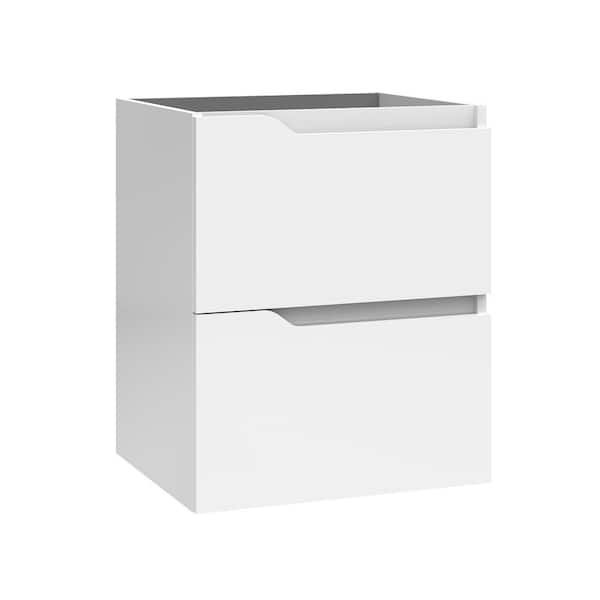 Menta 19.3 in. Bath Vanity Cabinet without Top in Glossy White Assembled