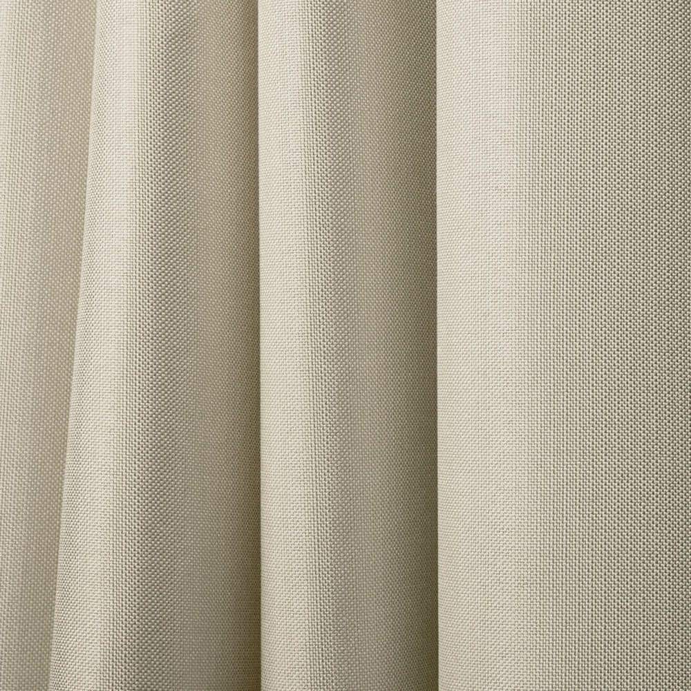 Natural Polyester Light-Filtering Tab Top Curtain Panels, 54" x 84"