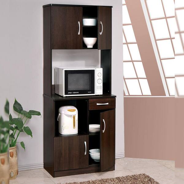 Acme Furniture Quintus Espresso Kitchen Cabinet Acme Furniture Quintus Espresso Kitchen Cabinet