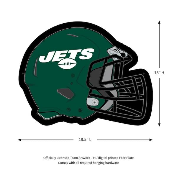 Evergreen New York Jets Helmet 19 in. x 15 in. Plug-in LED Lighted Sign  8LED3821HMT - The Home Depot