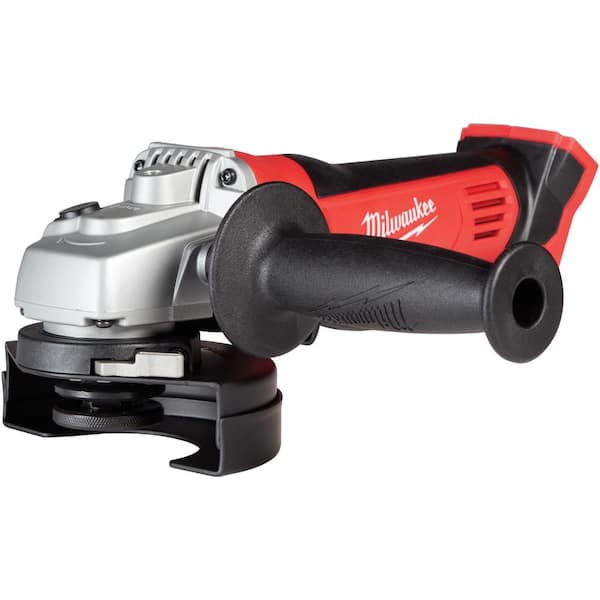 Milwaukee M18 18 Volt Lithium Ion Cordless 4 1 2 In Cut Off Grinder Tool Only 2680 20 The Home Depot