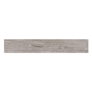 EpicClean Sequoia Forest Smoke Matte 4 in. x 8 in. Color Body Porcelain Floor and Wall Sample Tile