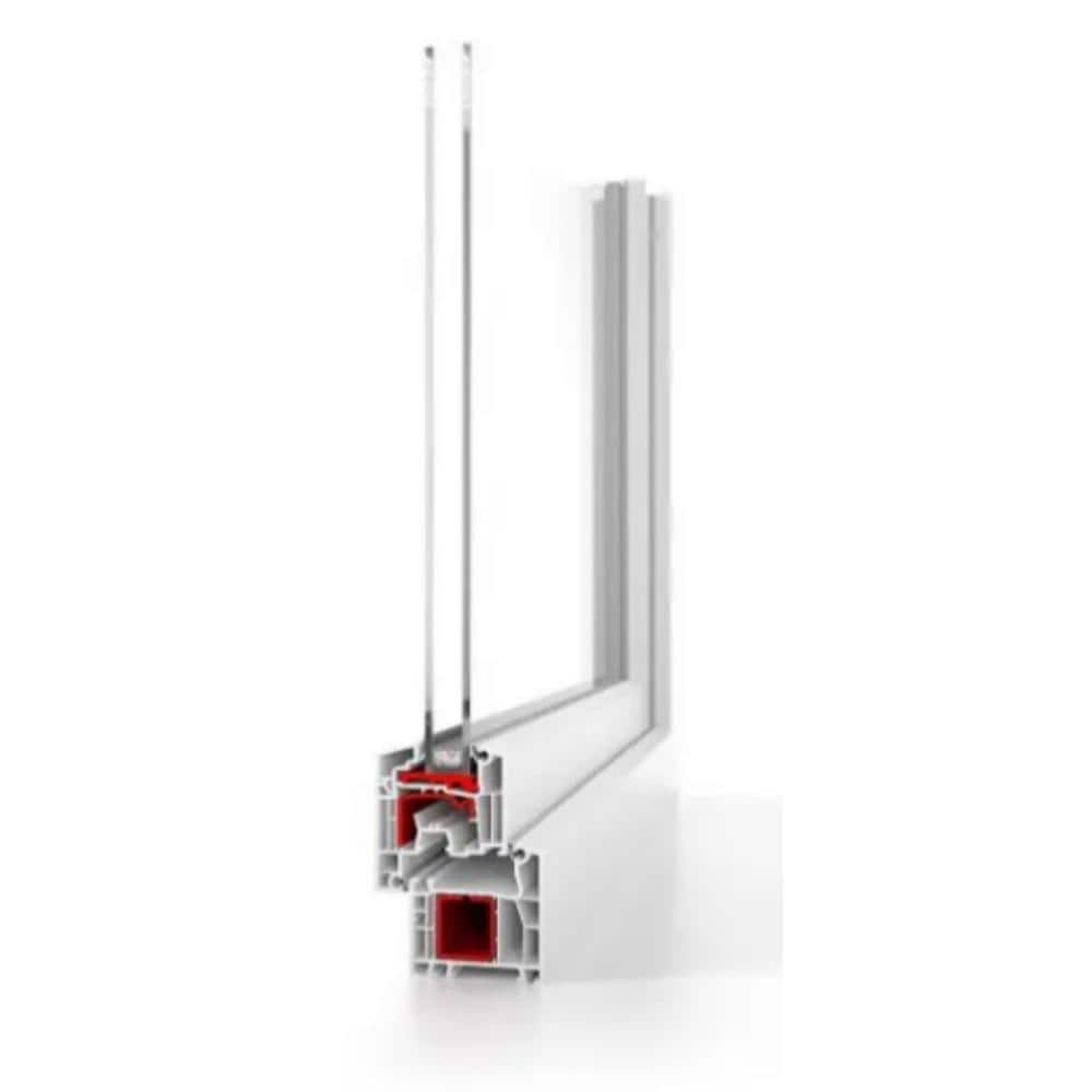 Elite Euro White Vinyl Double-Pane Tilt/Turn Window, 28 x 36 in