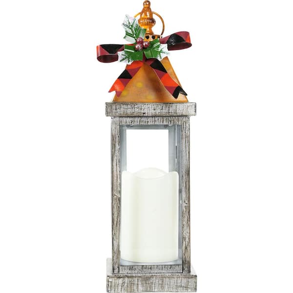 Sunnydaze Yorktown Indoor LED Candle Lantern - Set of 4 - 10-Inch