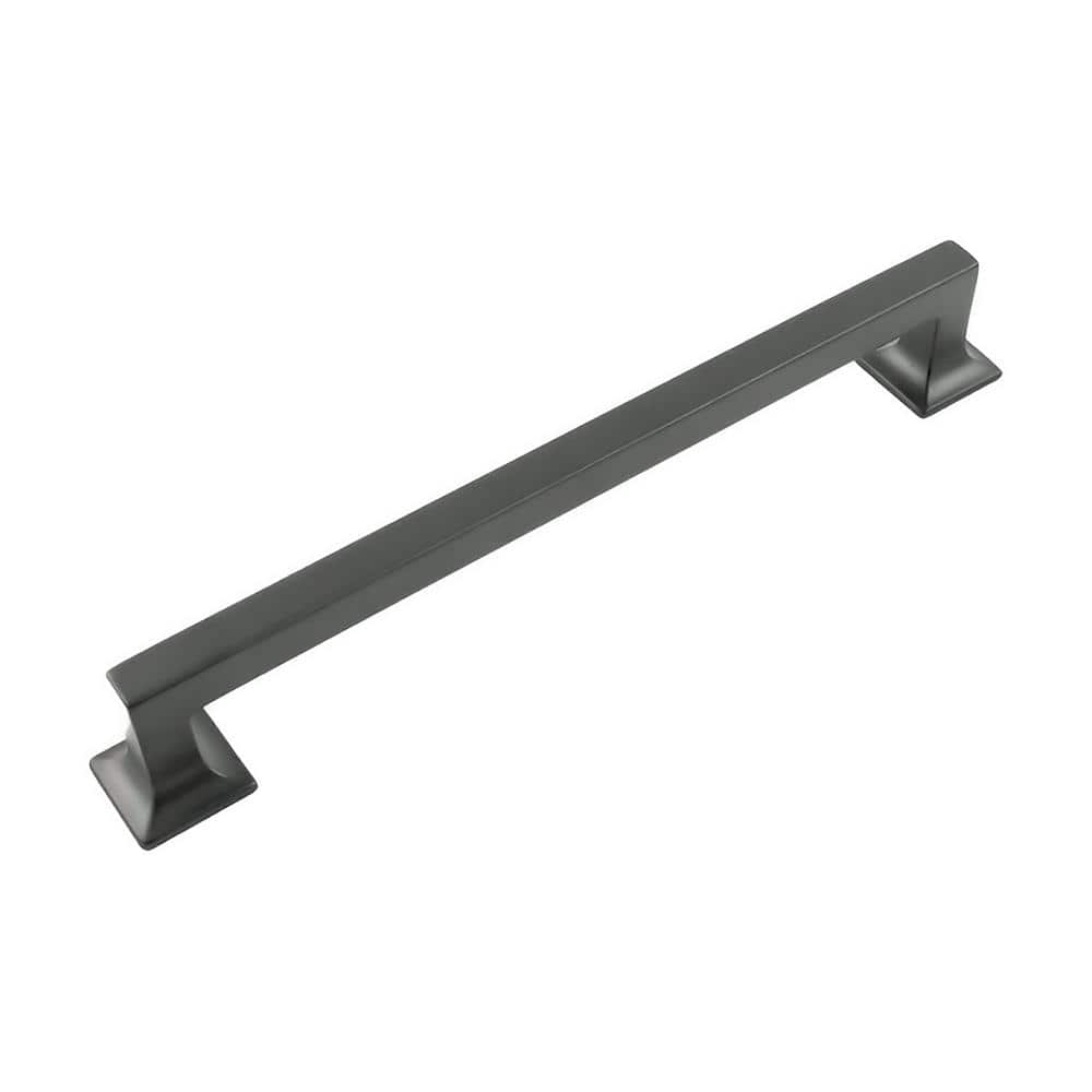 Matte Black Modern Bar Cabinet Handle with Mounting Hardware