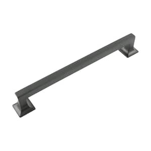 Studio Collection Pull 8-13/16 in. (224mm) Center to Center Matte Black Finish Zinc Bar Pull (1-Pack)