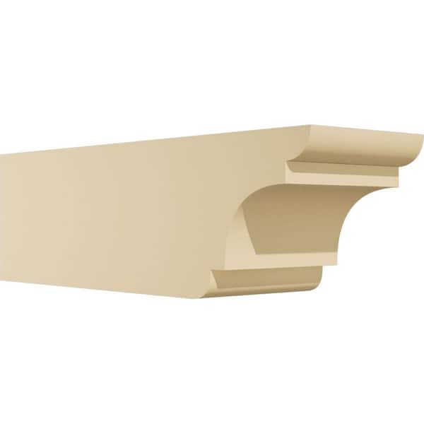 Ekena Millwork Standard New Brighton 6 in. W x 6 in. H x 20 in. D Signature Urethane Rafter Tail Outlooker