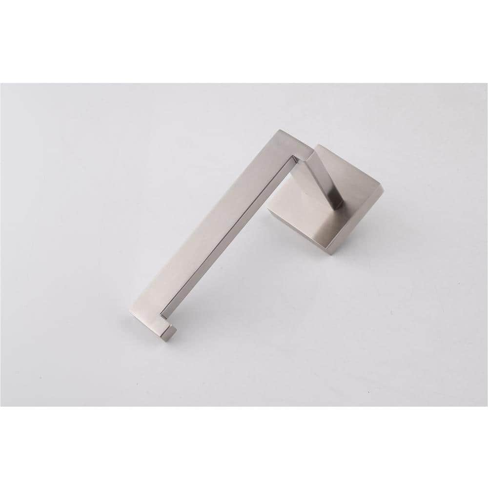 Brushed Nickel 4-Piece Bathroom Hardware Set with Towel Bar