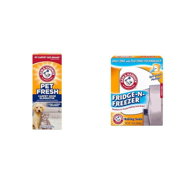 30 oz. Carpet and Room Pet Fresh Odor Eliminator and 14 oz. Baking Soda Fridge-n-Freezer Odor Absorber Combo