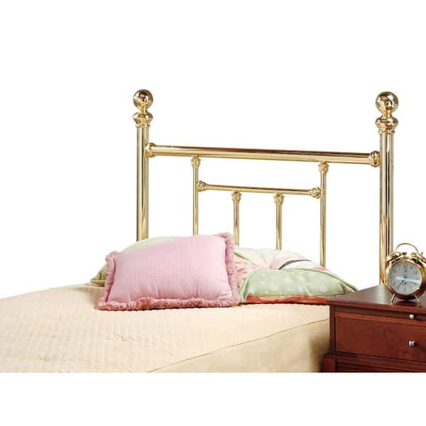 Hillsdale Furniture Chelsea Classic Brass Gold Twin Headboard 1035