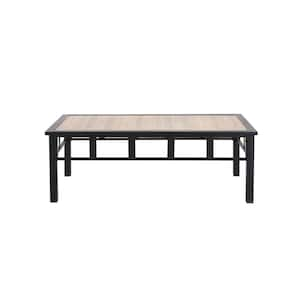 Brown Metal Outdoor Coffee Table