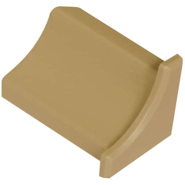 Schluter Dilex-PHK Light Beige 9/16 in. x 1 in. PVC End Cap
