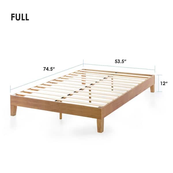 Harlow Full Panel Bed - Natural