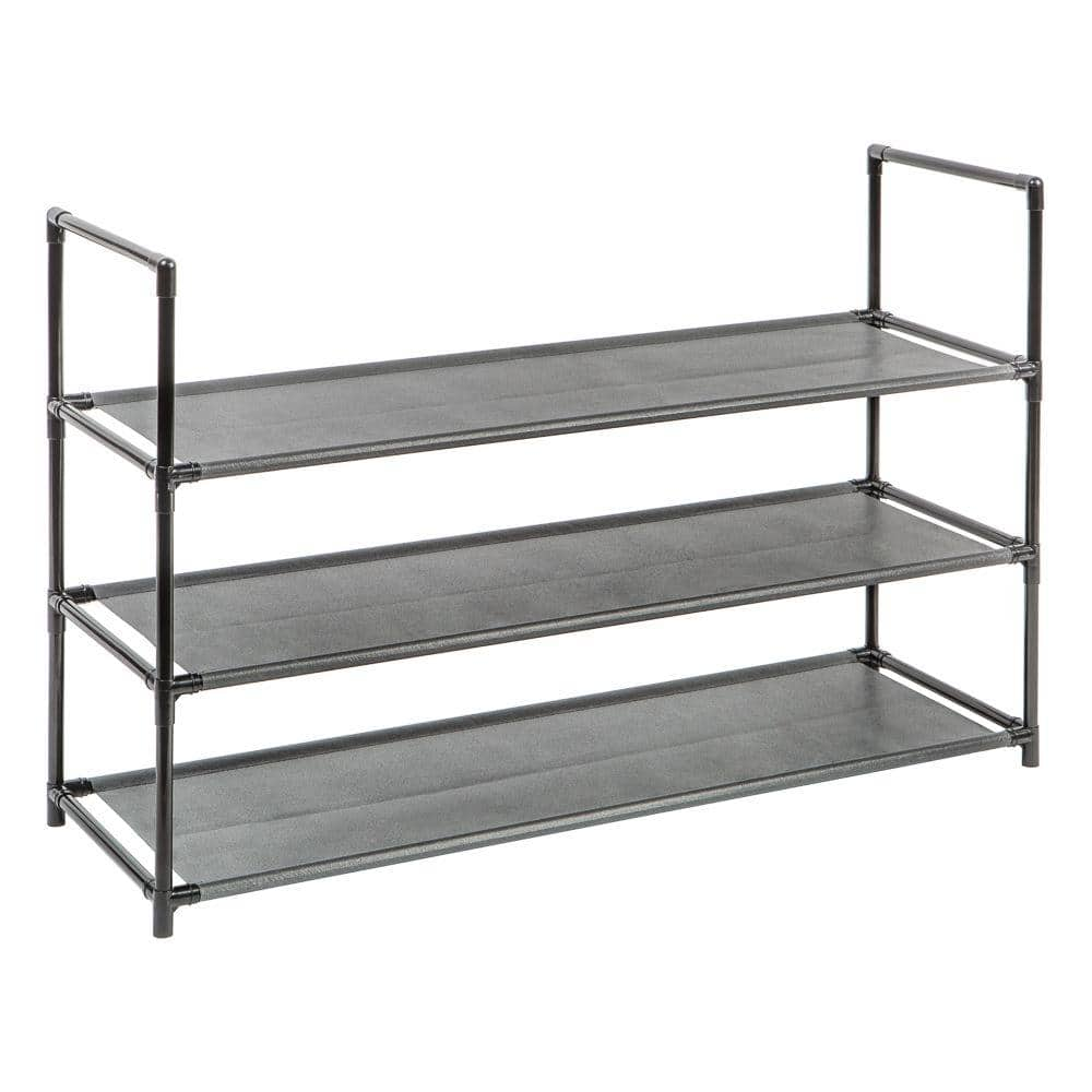 Richards 14.3 In. H 12-pair 3-tier Bronze Steel Shoe Rack 100091000 