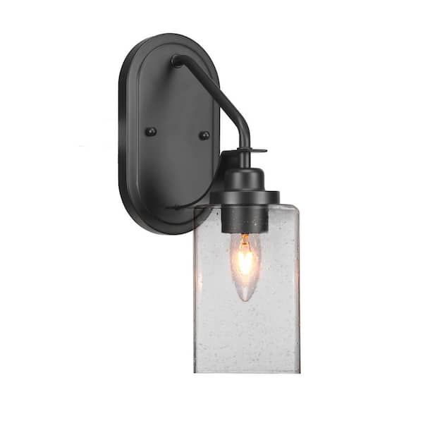 Unbranded Monroe 1-Light Matte Black Wall Sconce