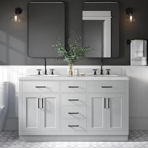 Hepburn 60 in. W x 21.5 in. D x 34.5 in. H Bath Vanity Cabinet without Top in Grey