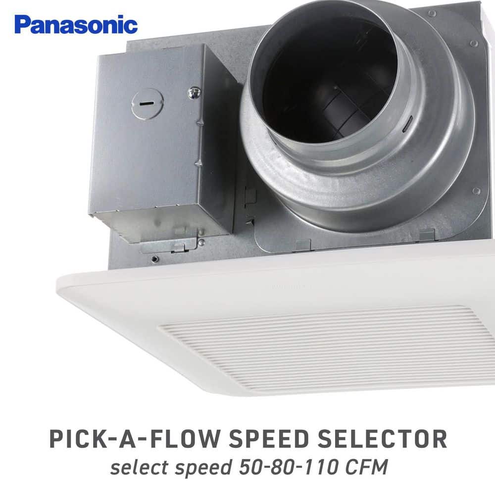 White Square LED Ceiling Mount Ventilation Fan