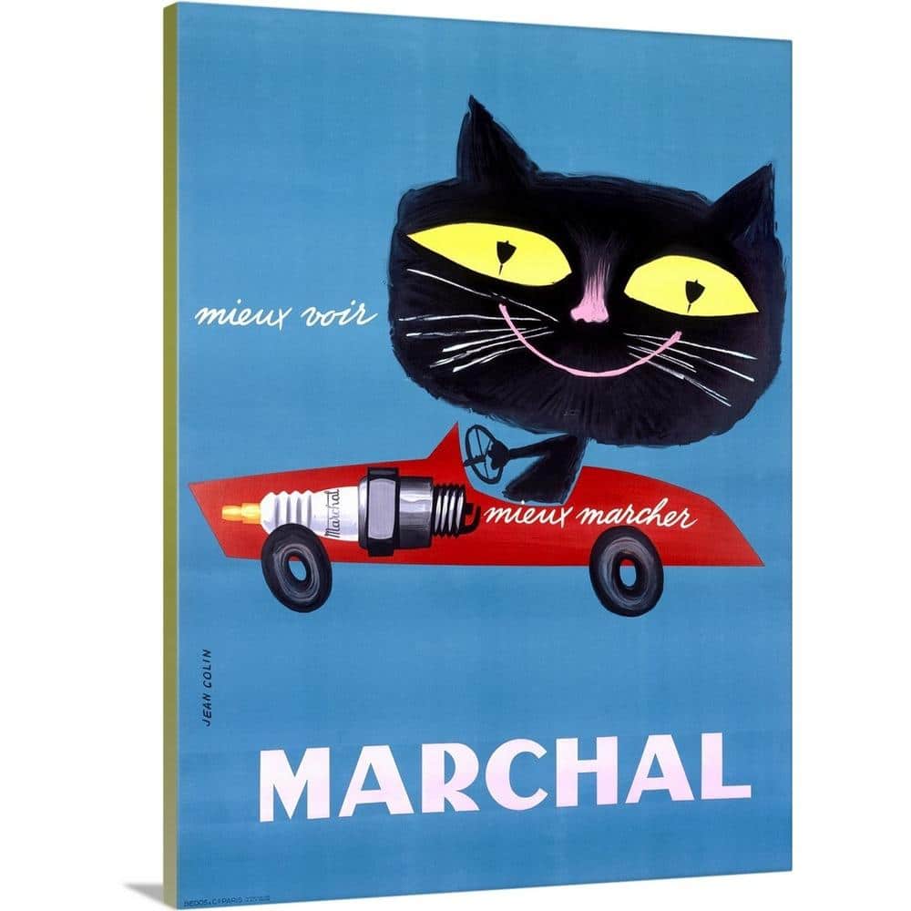 【CAT】　vintage poster Osaka Exposition 1995 Poster - Japanese Black Cat Print