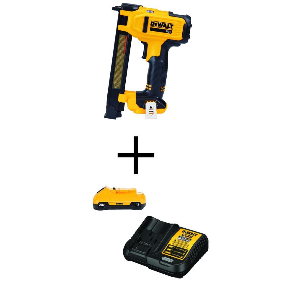DEWALT 20V MAX Lithium-Ion Cordless Cable Stapler, (1) 3.0Ah Battery, and  Charger DCN701BW230C The Home Depot