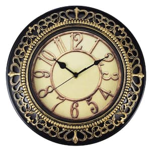 Yosemite Home Decor Gold Gear Clock 5140038 - The Home Depot