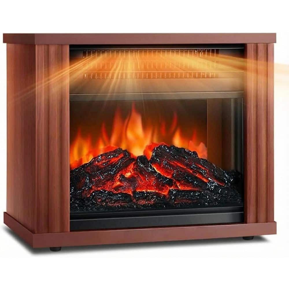 Nordic Hygge 1500-Watt Electric Fireplace Space Heater with 3s