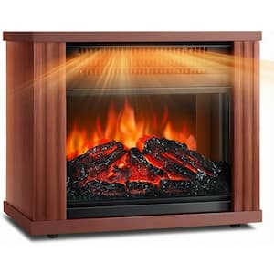 TURBRO 1400 W Suburbs 25 in. WiFi-Enabled Electric Fireplace