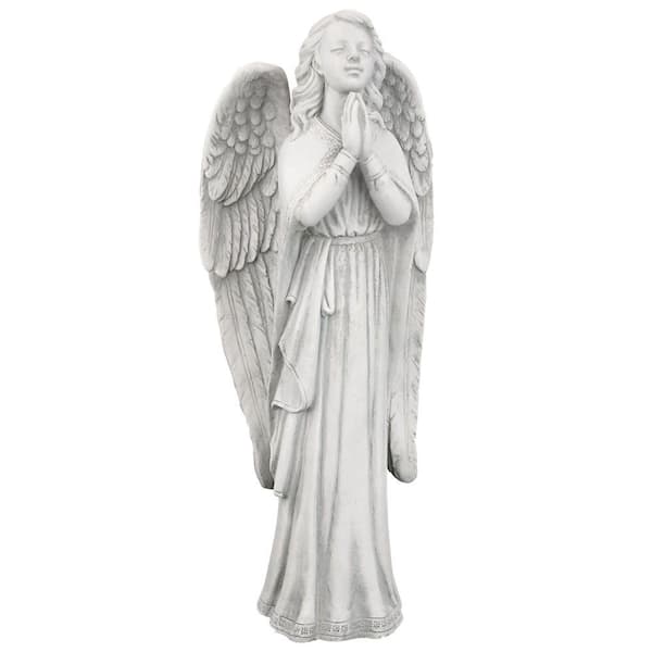 Design Toscano 13.5 in. H Divine Guidance Praying Angel Medium Garden ...