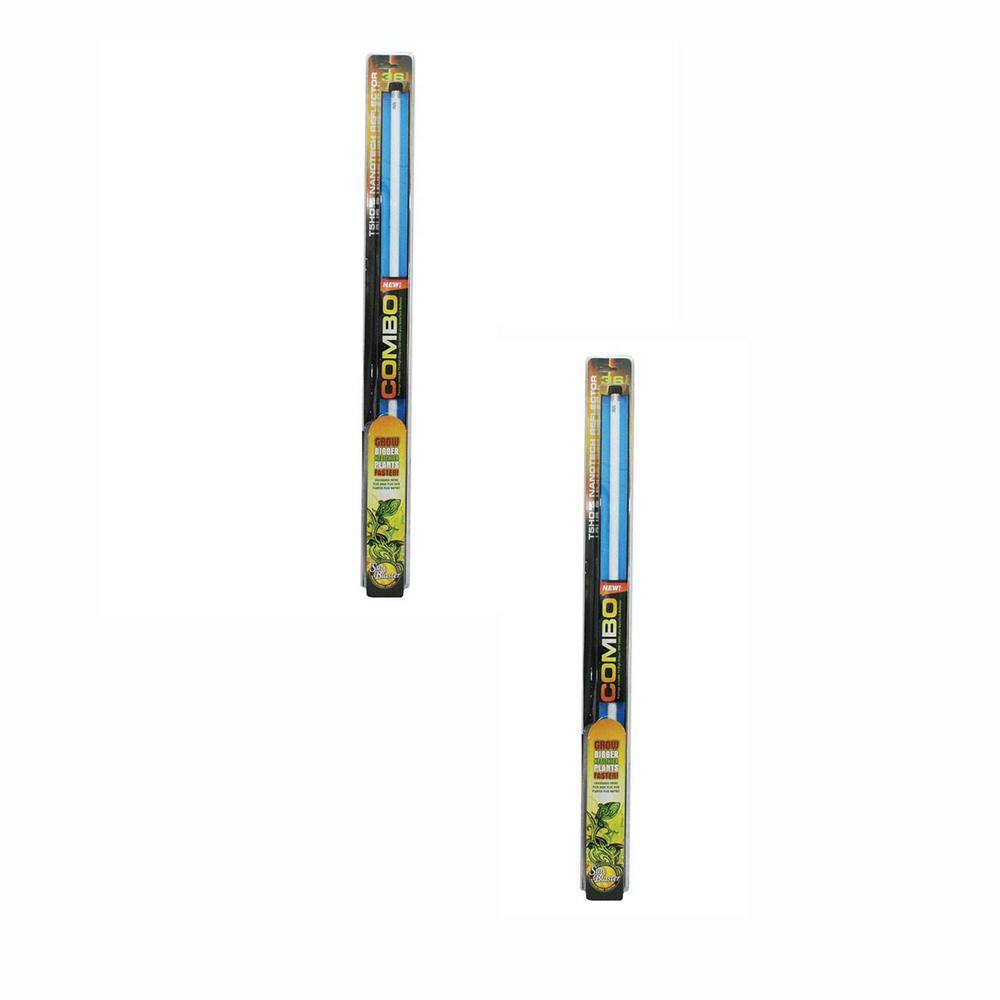 3.5 in. W x 36 in. D x 2 in. H 39-Watt 6400K NanoTech T5HO Greenhouse Refle