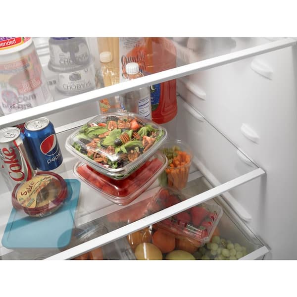 amana 18 cu ft top freezer refrigerator art318ffdw