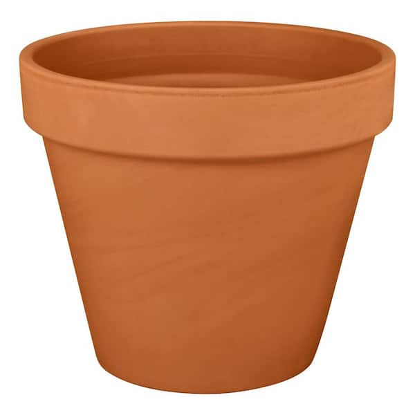 Large Terracotta Planter with Drainage Hole (15.5 in. L x 15.5 in. W x 13.5 in. H)