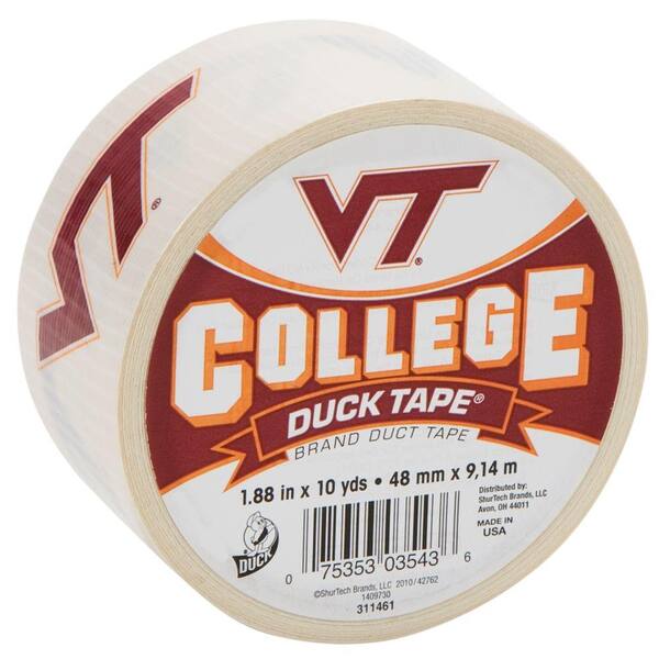 Duck College 1-7/8 in. x 30 ft. Virginia Tech University Duct Tape (6-Pack)