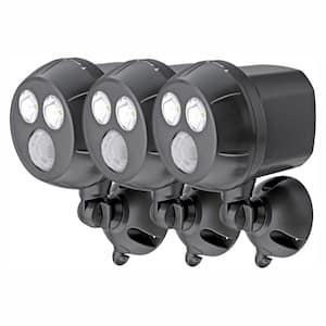 UltraBright 300 Lumen Outdoor Wireless Motion Sensing LED Spot Light (3-Pack)