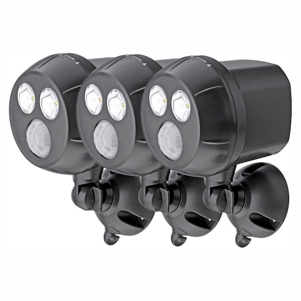 Mr Beams UltraBright 300 Lumen Outdoor Wireless Motion Sensing LED Spot Light (3-Pack)